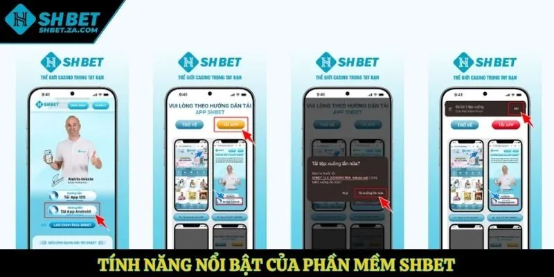 Tính năng nổi bật của phần mềm SHBET